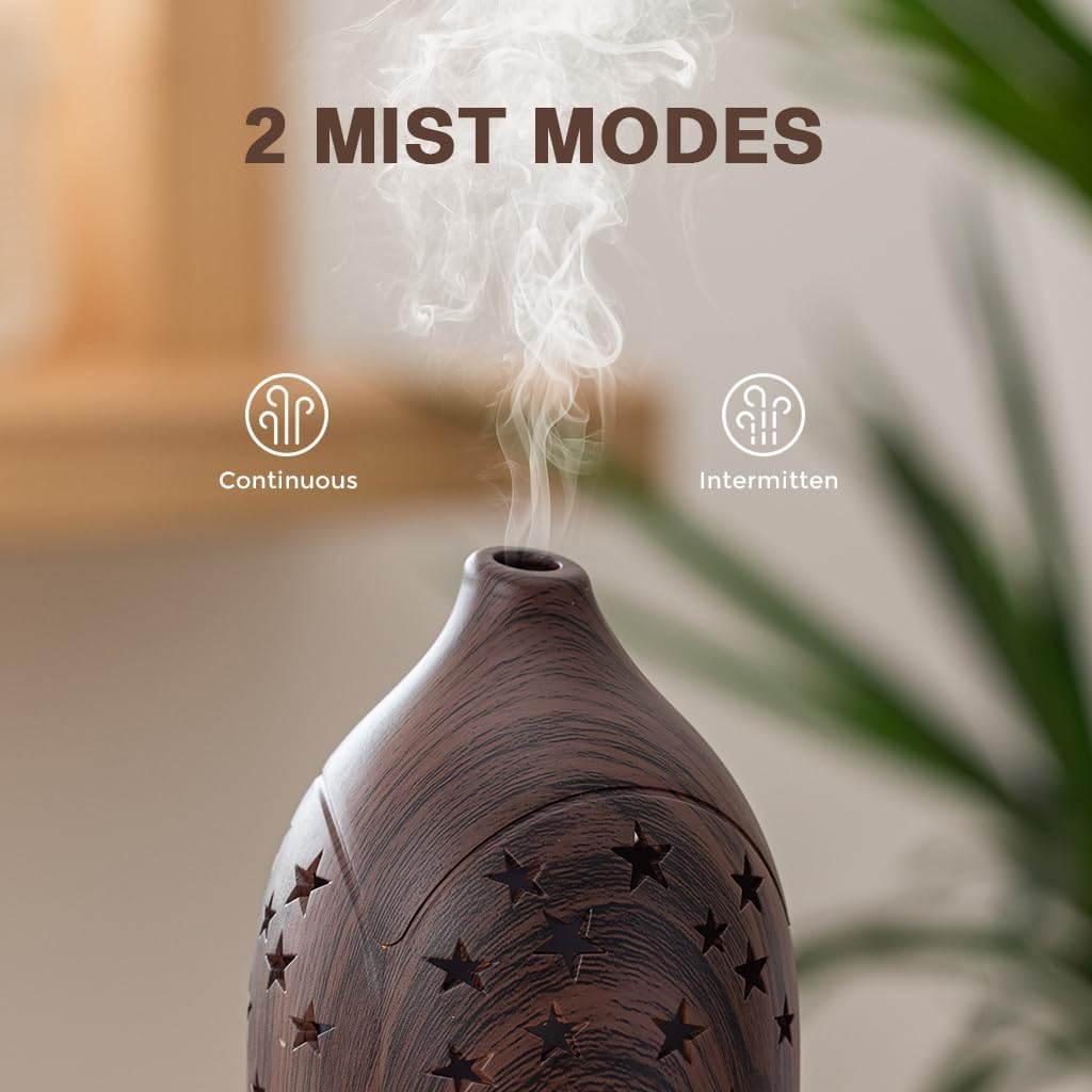 Aromatherapy Diffusers,7.1''x3.5''Diffuser with 3 Essential Oil Set