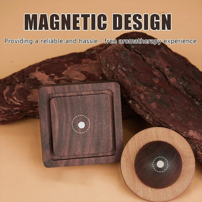 Ouliget Wood Essential Oil Diffuser,Planet Walnut Aroma Therapy,Passive Diffuser for Desk Table Home Office Car Wardrobe Yoga Hall and SPA, Thoughtful Gifts for Yoga Meditation