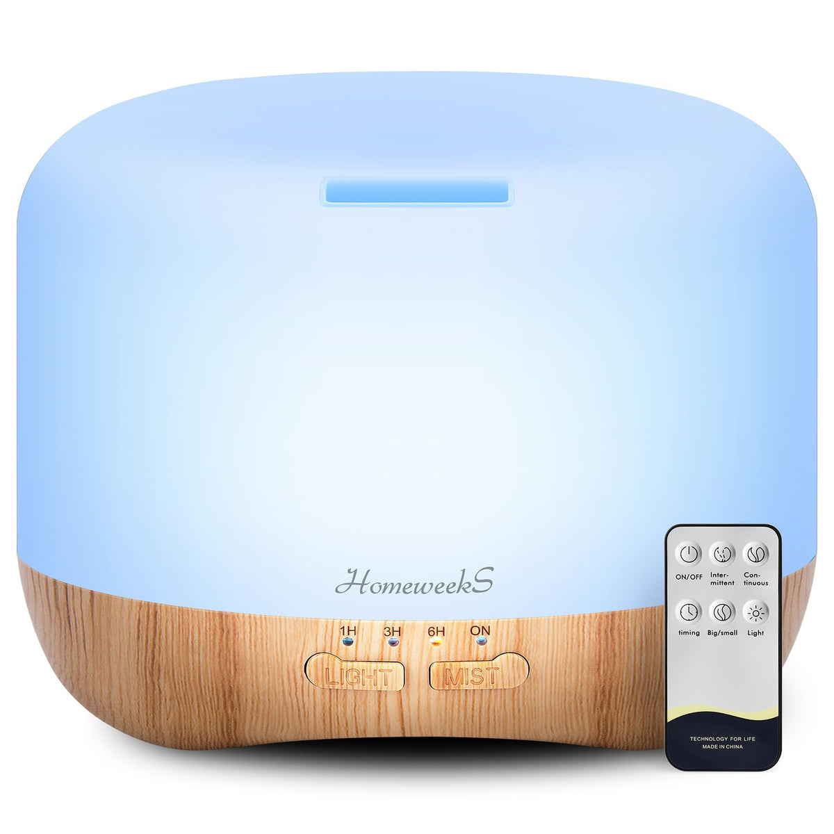 Homeweeks Essential Oil Diffuser for Room Aromatherapy Scent Diffuser