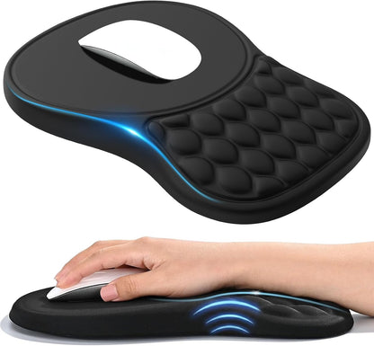 EooCoo Massage Ergonomic Mouse Pad with Dual-Slope Design Wrist Rest