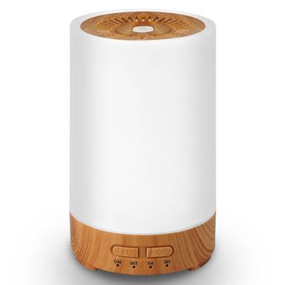 Essential Oil Diffuser, 150ML Small Portable Aromatherapy Diffuser, Home Fragrance Aroma Diffuser with 7-Color LED Light, Ultrasonic Cool Mist Humidifier/Air Revitalizer for Office, Bedroom,Yoga