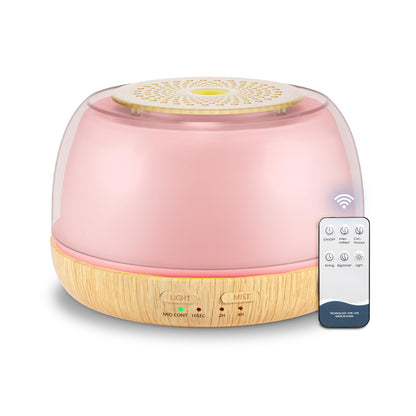 300ML Essential Oil Diffuser, Remote Control Ultrasonic Aromatherapy Oil Diffusers Cool Mist Humidifier, Waterless Auto-Off and 7 LED Light Colors for Bedroom, Yoga, SPA, Baby