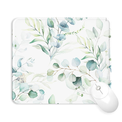 eulps Mouse Pad with Wrist Rest, Comfortable Computer Mousepad with Gel Wrist Support Smooth Surface and Non-Slip PU Base for Pain Relief, Laptop, Office & Home (Cyan Pink Marble)