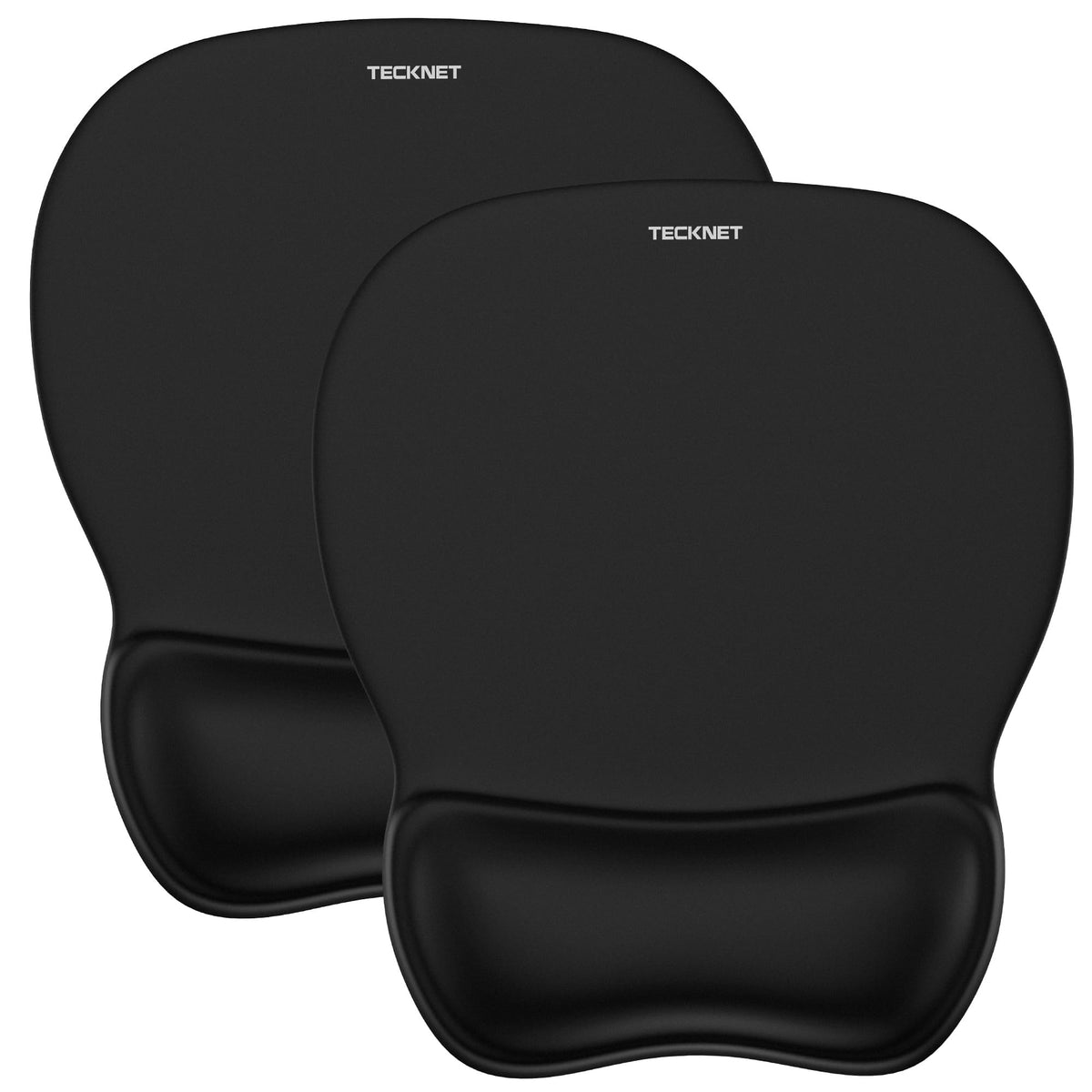 TECKNET Gel Ergonomic Mouse Pad with Wrist Rest, Non-Slip PU Base, Navy