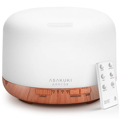 ASAKUKI Essential Oil Diffuser, 300ml Aromatherapy Oil Humidifier