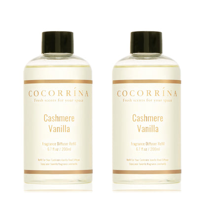 Cocorrína Reed Diffuser Set, Clean Linen 6.7 fl oz Scented Diffuser with Sticks Home Fragrance Reed Diffuser for Bathroom Shelf Décor