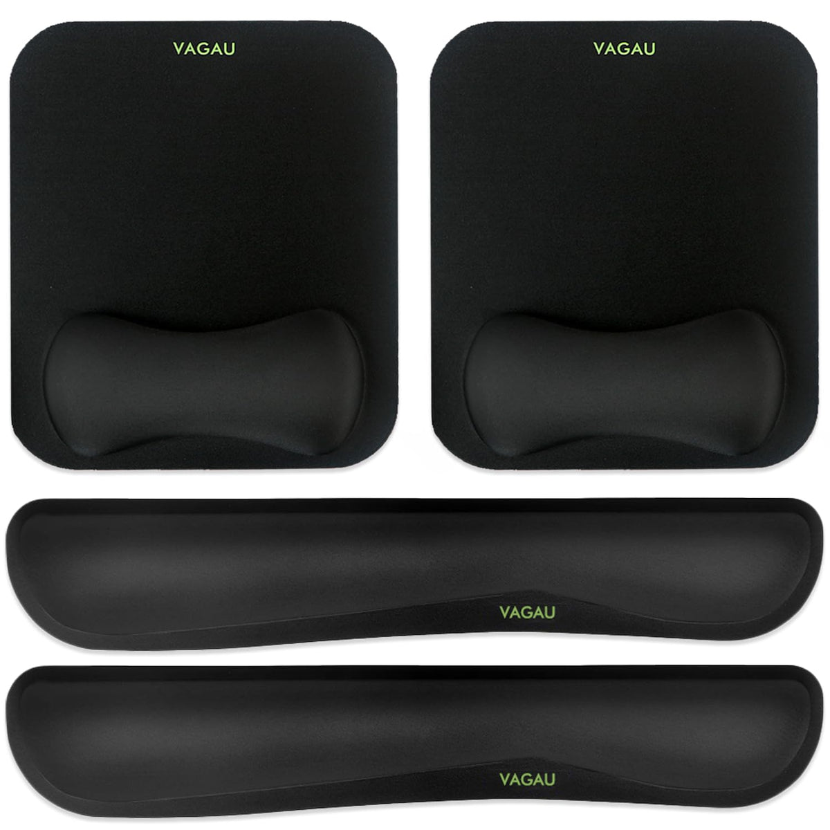 Comfy Mee Premium Memory Foam Keyboard and Mouse Wrist Rest Pads Set- for Comfortable Typing &Wrist Pain Relief (Pack of 2)