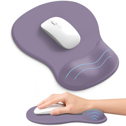 Ergonomic Mouse Pad with Wrist Rest, Gel Wrist Support, Black