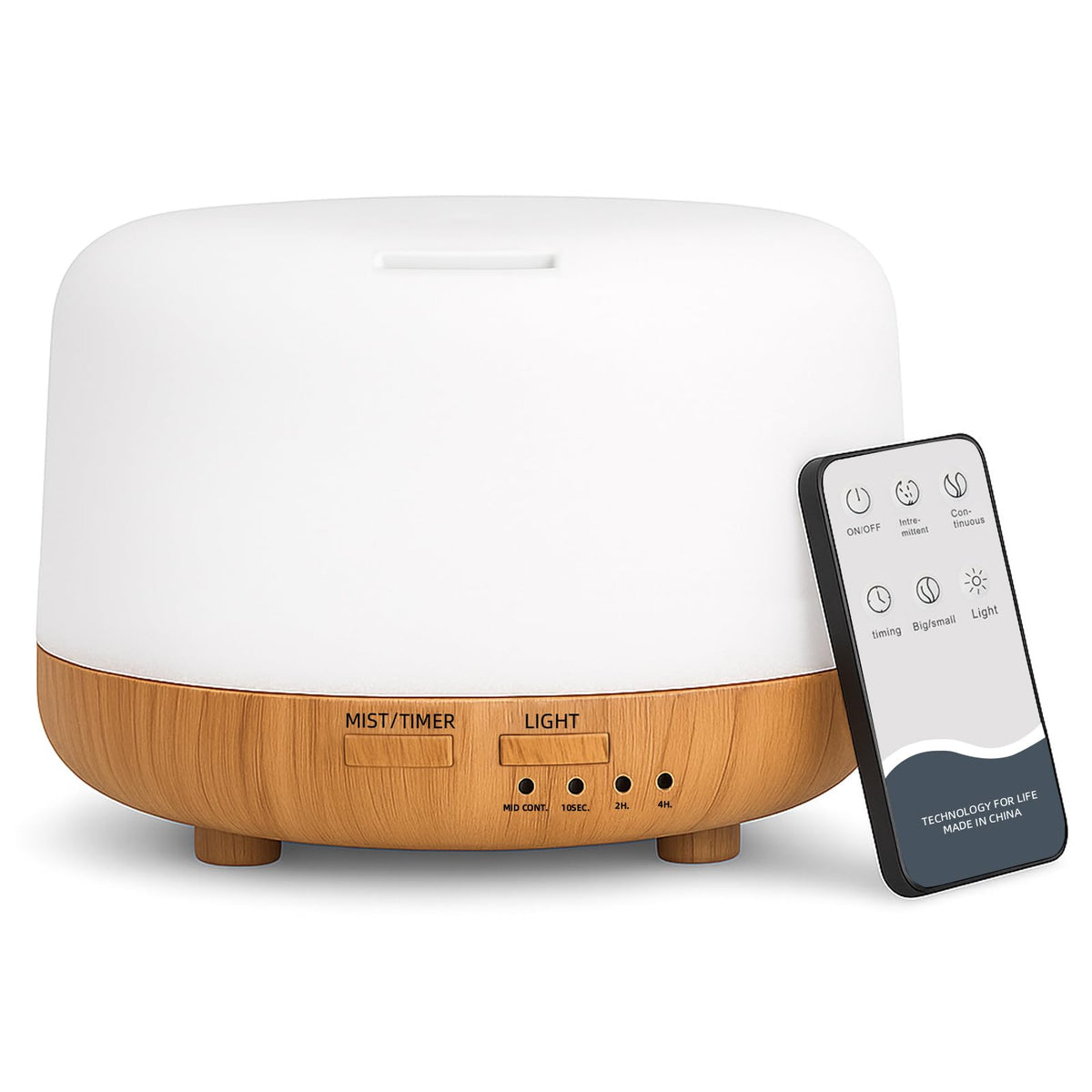 SPLITSKY 300ml Essential Oil Diffuser with Remote and 7-Color LED Light