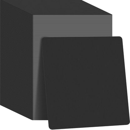 TaoBary 600 Pcs Cardboard Paper Coasters Bulk 4 Inch Square Blank,White