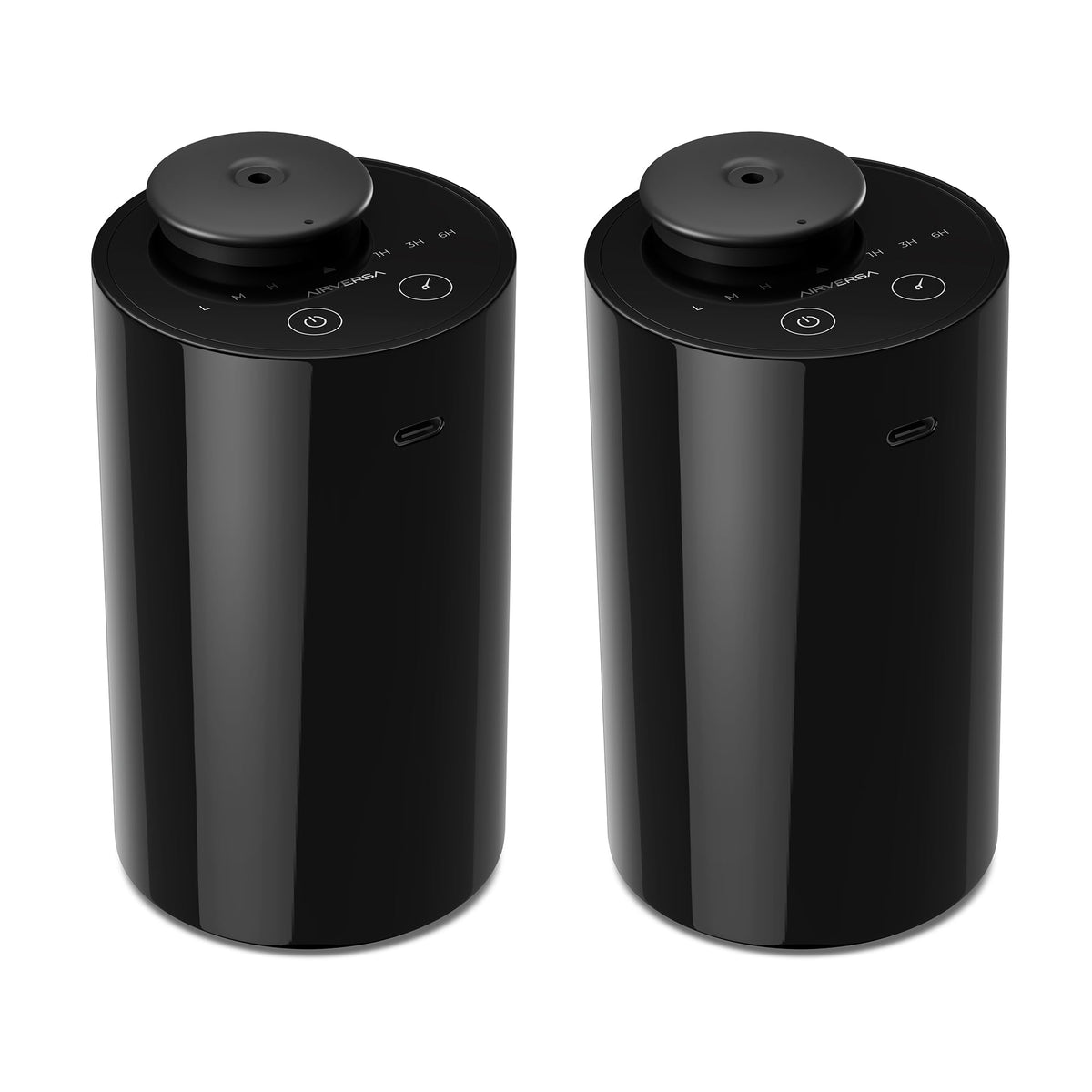 Airversa AN6 Waterless Diffuser for Essential Oil for Home, Room, Black