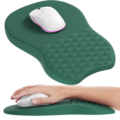 MROCO Ergonomic Mouse Pad with Wrist Support, Memory Foam Wrist Rest, Black
