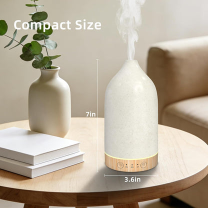 SPLITSKY 150ml Essential Oil Diffuser with Remote, Timers, 7-Color LED