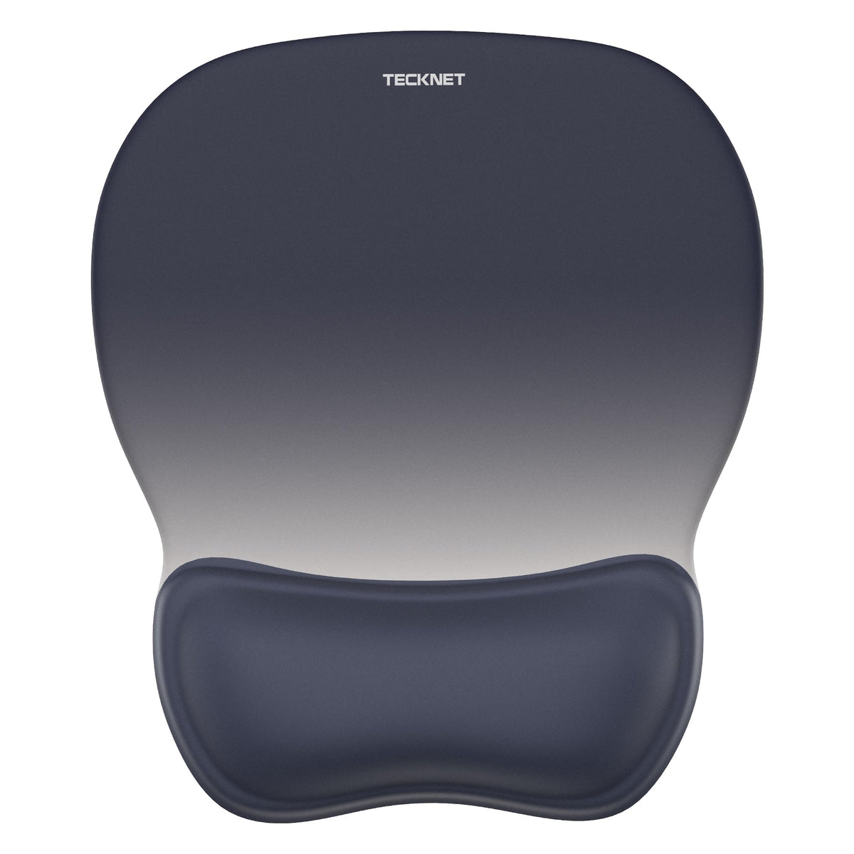 TECKNET Gel Ergonomic Mouse Pad with Wrist Rest, Non-Slip PU Base, Navy