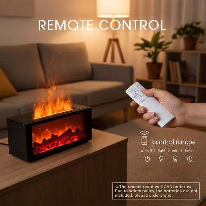 Essential Oil Diffuser,Fireplace Diffusers with 3 Essential Oils Set
