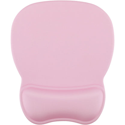 MROCO Ergonomic Mouse Pad with Gel Wrist Rest, 9.4 x 8.1 in, Black Flower