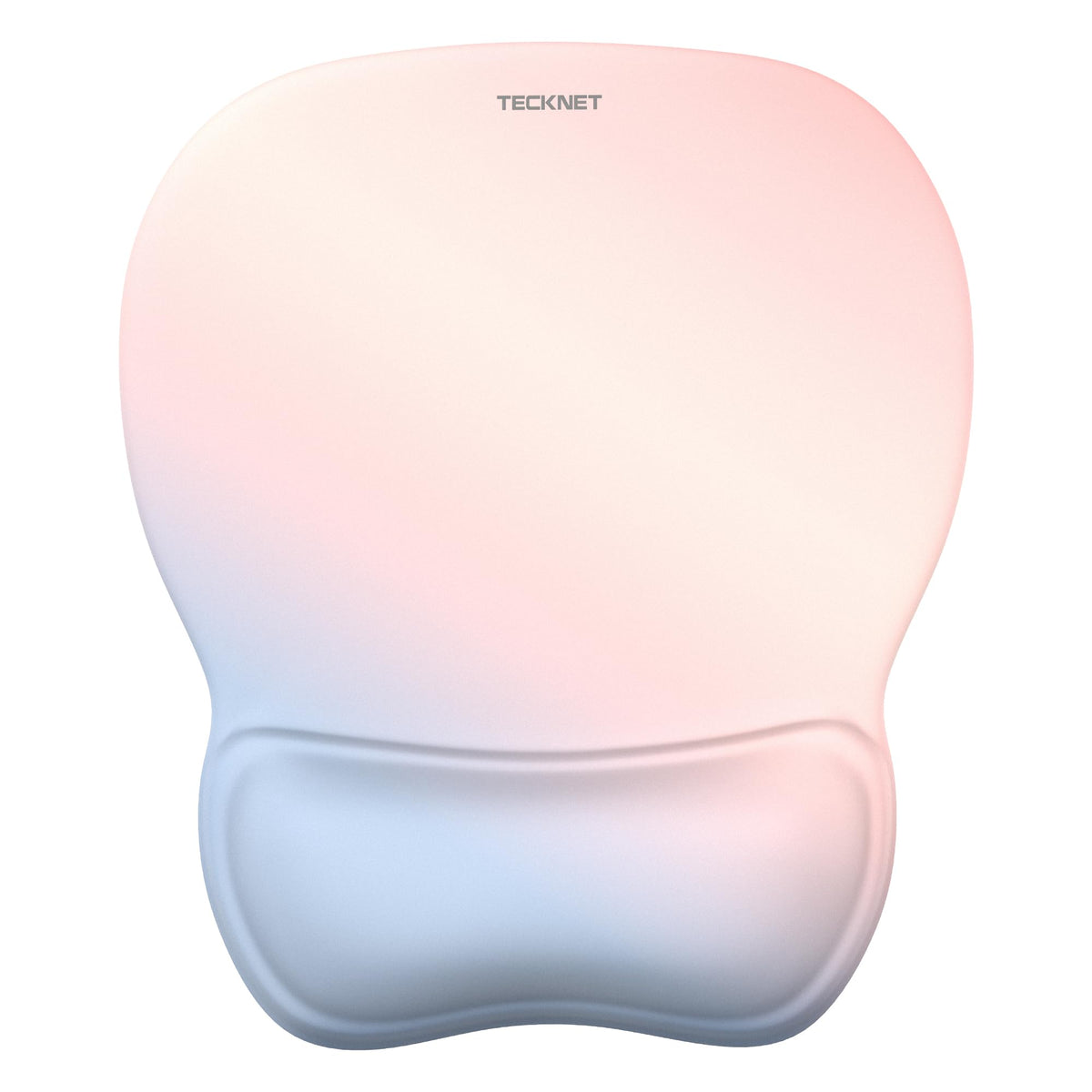 TECKNET Gel Ergonomic Mouse Pad with Wrist Rest, Non-Slip PU Base, Navy