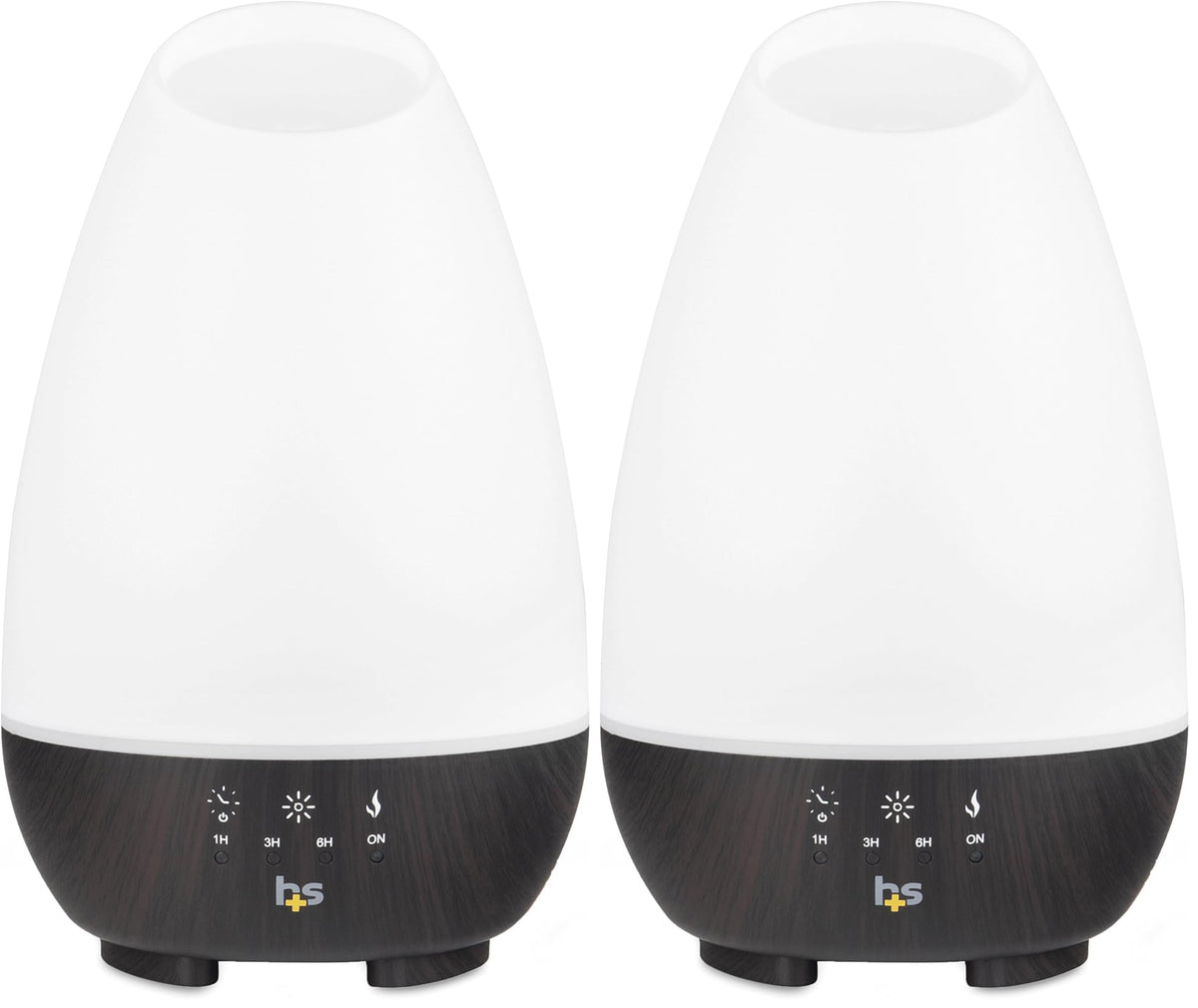 HealthSmart 500ML Essential Oil Diffuser for Large Rooms, Cool Mist Humidifier and Aromatherapy Diffuser, Adjustable Timer, Mist Mode and 7 LED Light Colors, White (Pack of 1)