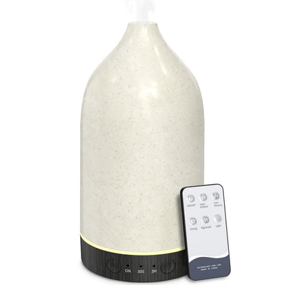 SPLITSKY 150ml Essential Oil Diffuser with Remote, Timers, 7-Color LED