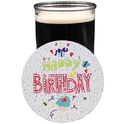 Officially Retired, Not My Problem Anymore Coasters - 25 Pack, 4 Inch, Thick Kraft Paper Bar Coasters, Perfect for Parties, Weddings, Birthdays, Retirement Parties