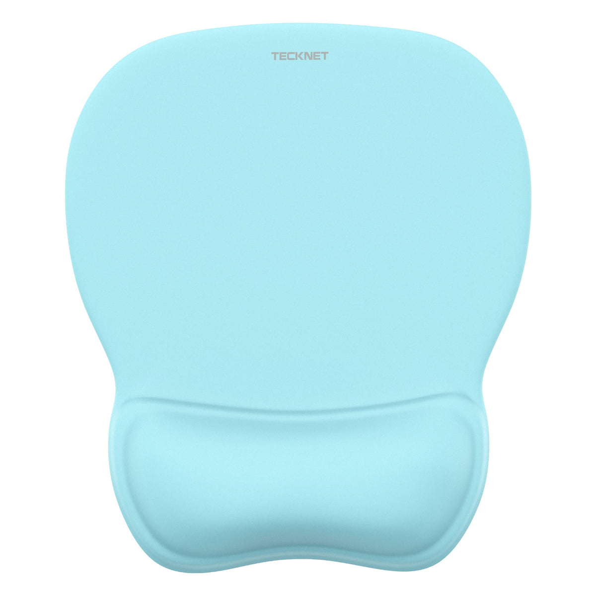 TECKNET Gel Ergonomic Mouse Pad with Wrist Rest, Non-Slip PU Base, Navy