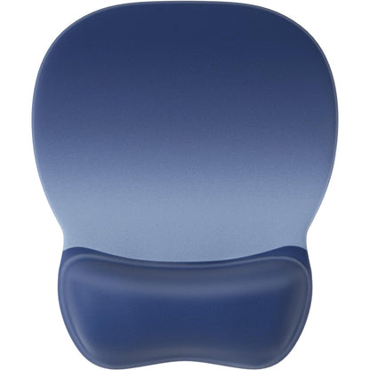 MROCO Ergonomic Mouse Pad with Gel Wrist Rest, 9.4 x 8.1 in, Black Flower