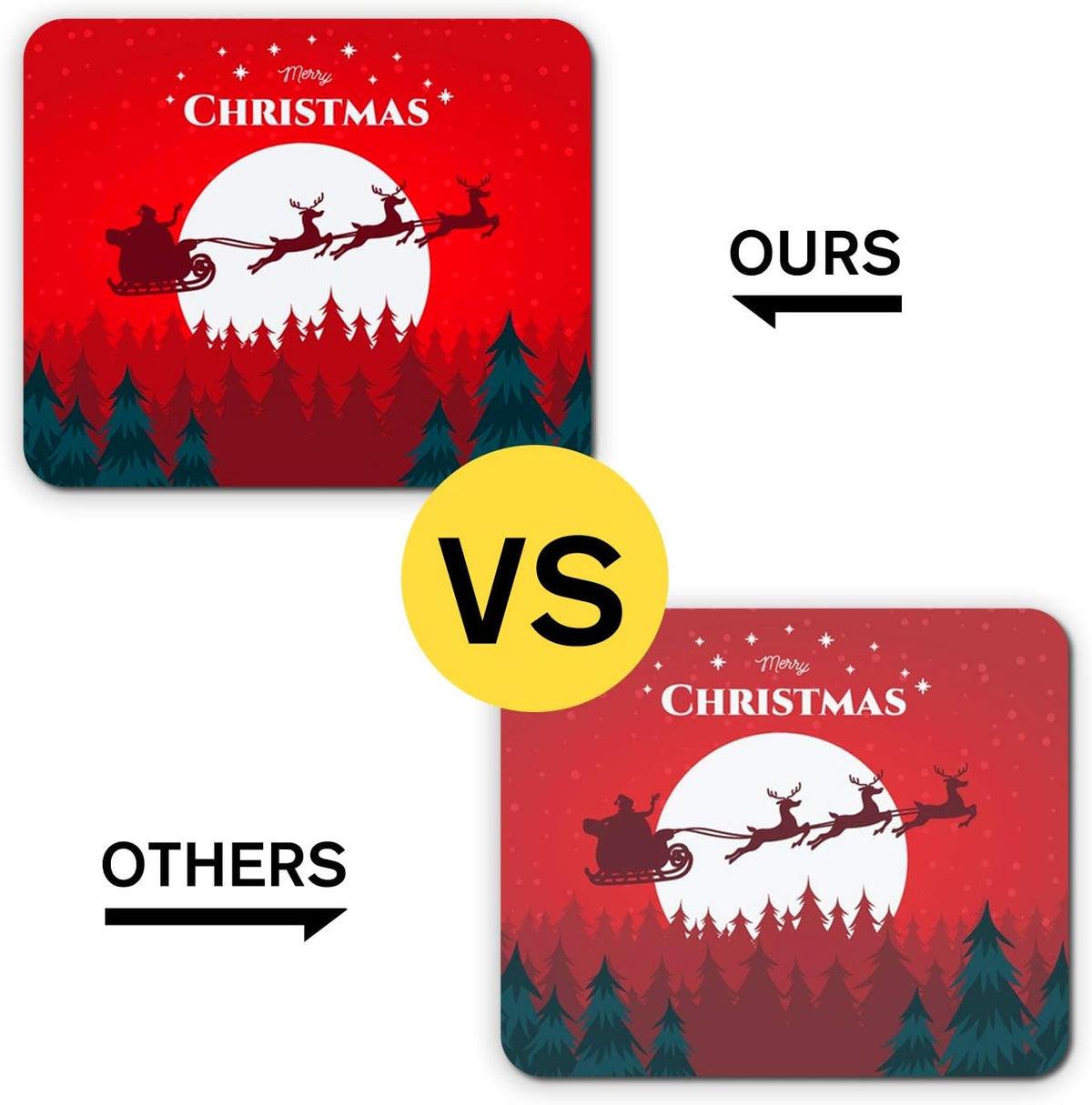 A-SUB Sublimation Mouse Pad Blank, 12 pcs, 24x20x0.2cm