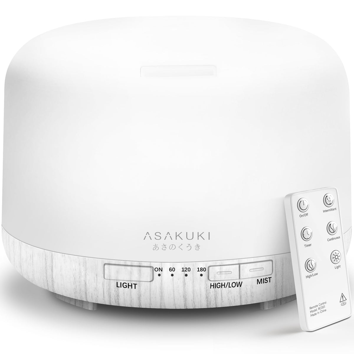 ASAKUKI Essential Oil Diffuser, 300ml Aromatherapy Oil Humidifier