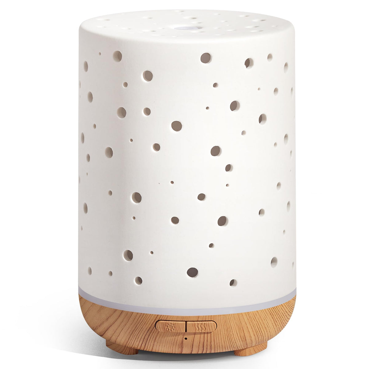 InnoGear 150ml Ceramic Essential Oil Diffuser, Diffusers for Home, White