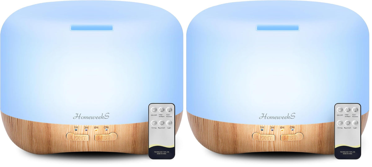 Homeweeks Essential Oil Diffuser for Room Aromatherapy Scent Diffuser