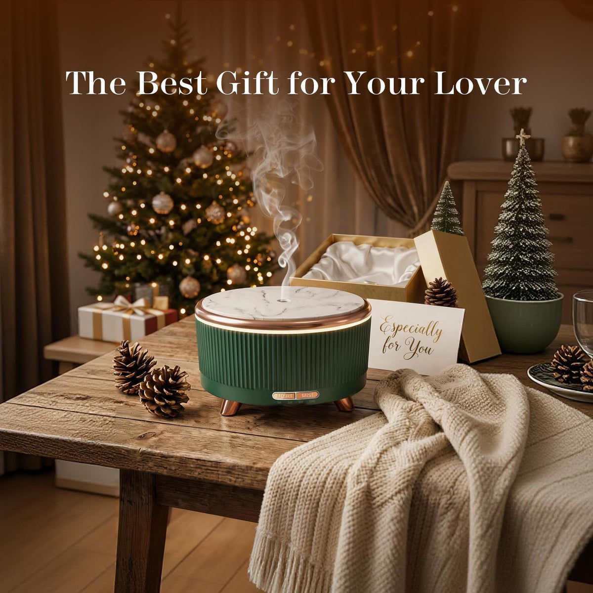 500ml Essential Oil Diffuser, Ultrasonic Aromatherapy Humidifier