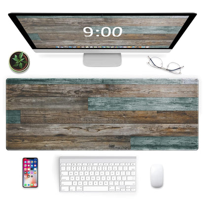 Galdas Mouse Pad,Office Desk Mat Large Gaming Keyboard Pad Durable Stitched Edges Washable Smooth Surface Control & Accuracy Extended Computer Mouse Mat (31.5X11.8In)-Green Forest…