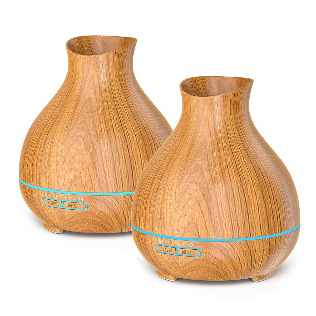 Aromatherapy Essential Oil Diffuser, 550ml Ultrasonic Fragrant Oil Large Room Humidifier, Diffusers for Home with Timer and Waterless Auto-Off, 7 Color LED Lights,Cool Mist Humidifiers