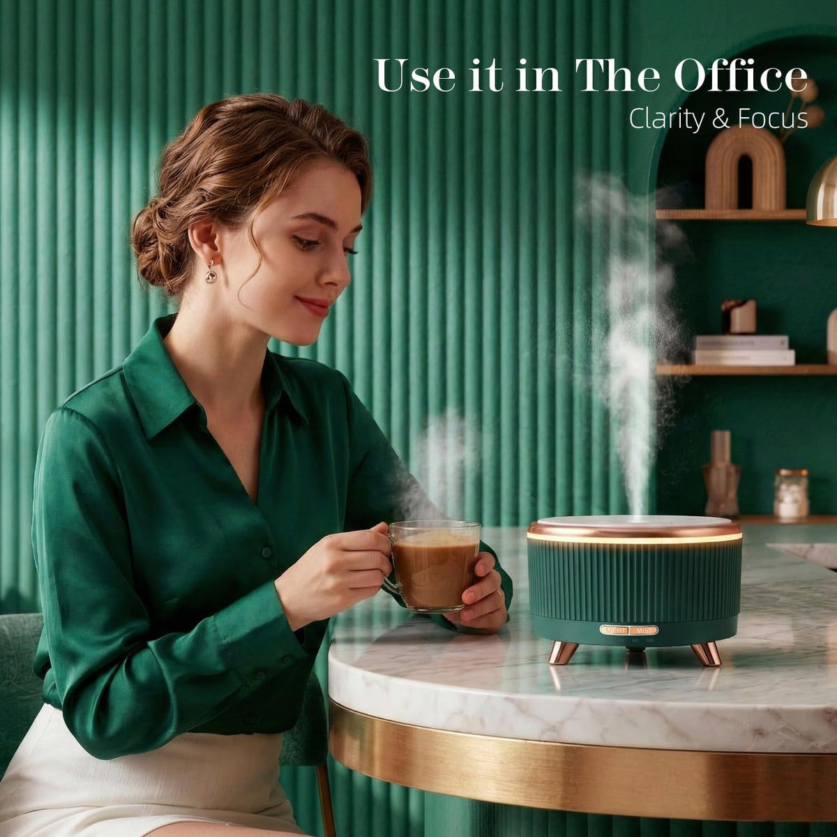500ml Essential Oil Diffuser, Ultrasonic Aromatherapy Humidifier