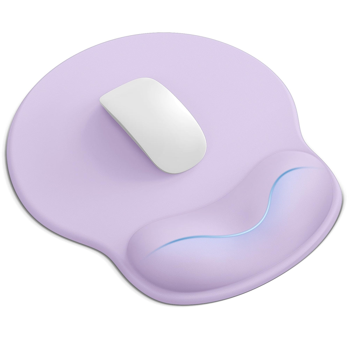 Mouse Pad with Wrist Rest for Desktop Large Ergonomic Mouse Mat(Light Pink)