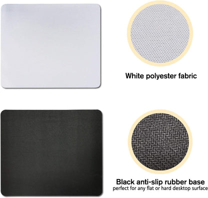 A-SUB Sublimation Mouse Pad Blank, 12 pcs, 24x20x0.2cm