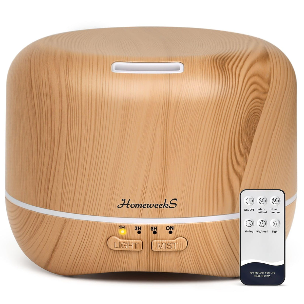 Homeweeks Essential Oil Diffuser for Room Aromatherapy Scent Diffuser