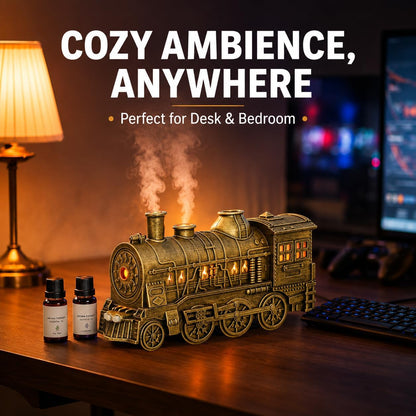 Steam Train Essential Oil Diffuser 300ml with 2 Essential Oils