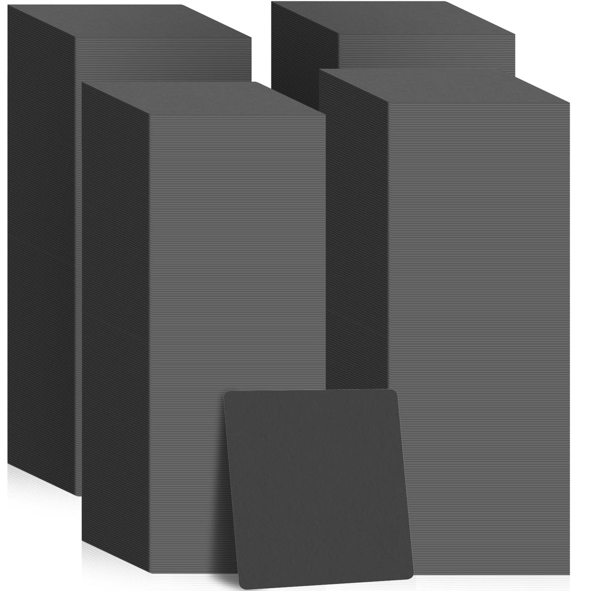 TaoBary 600 Pcs Cardboard Paper Coasters Bulk 4 Inch Square Blank,White
