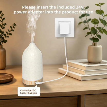 SPLITSKY 150ml Essential Oil Diffuser with Remote, Timers, 7-Color LED