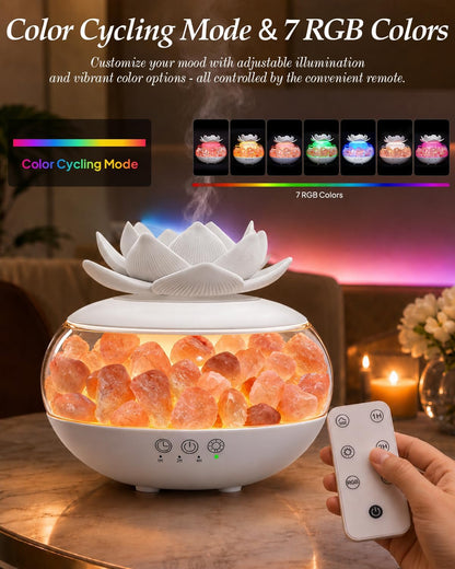 Essential Oil Diffuser with Himalayan Salt Rocks