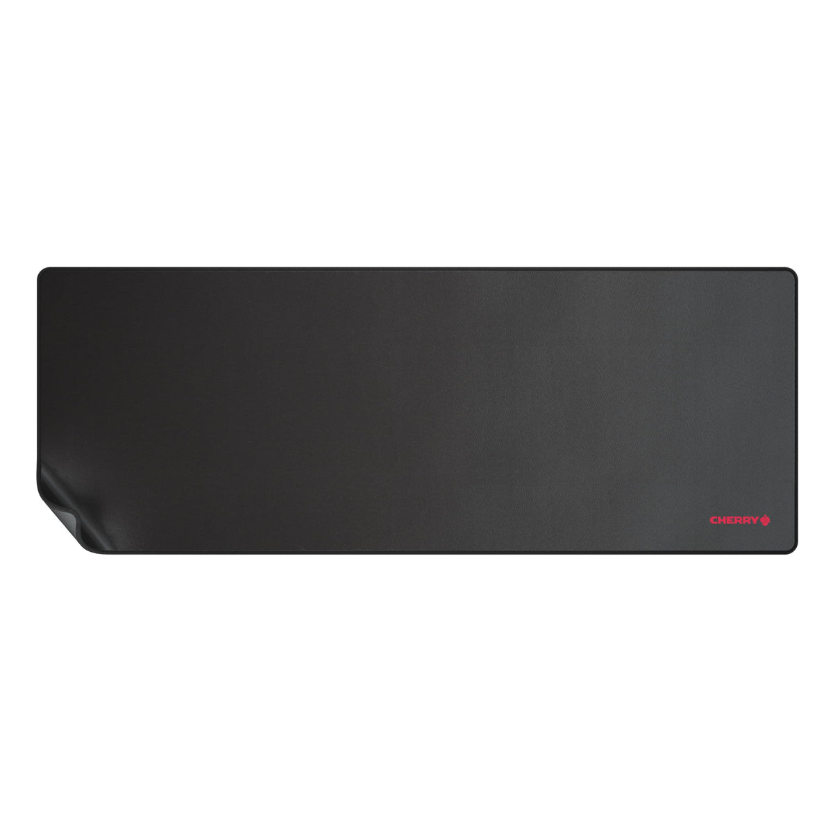 Cherry MP 2000, Premium Mouse Pad in XXL (31.50" x 13.78" x 0.20"), Smooth Fabric Surface for Precision, Sewn Edges, Non-Slip Bottom, Rollable, Comfortable, Black