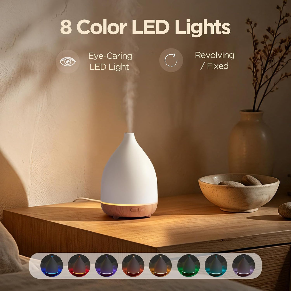 InnoGear 100ml Oil Diffusers for Home Essential Oils Scent Aromatherapy