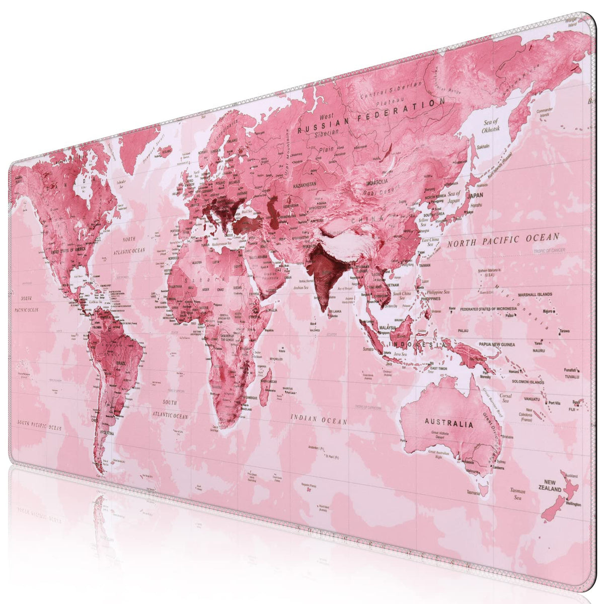 iCasso Desk Mat, Large Desk Mouse Pad for Desk,Home Office - Green Weeds