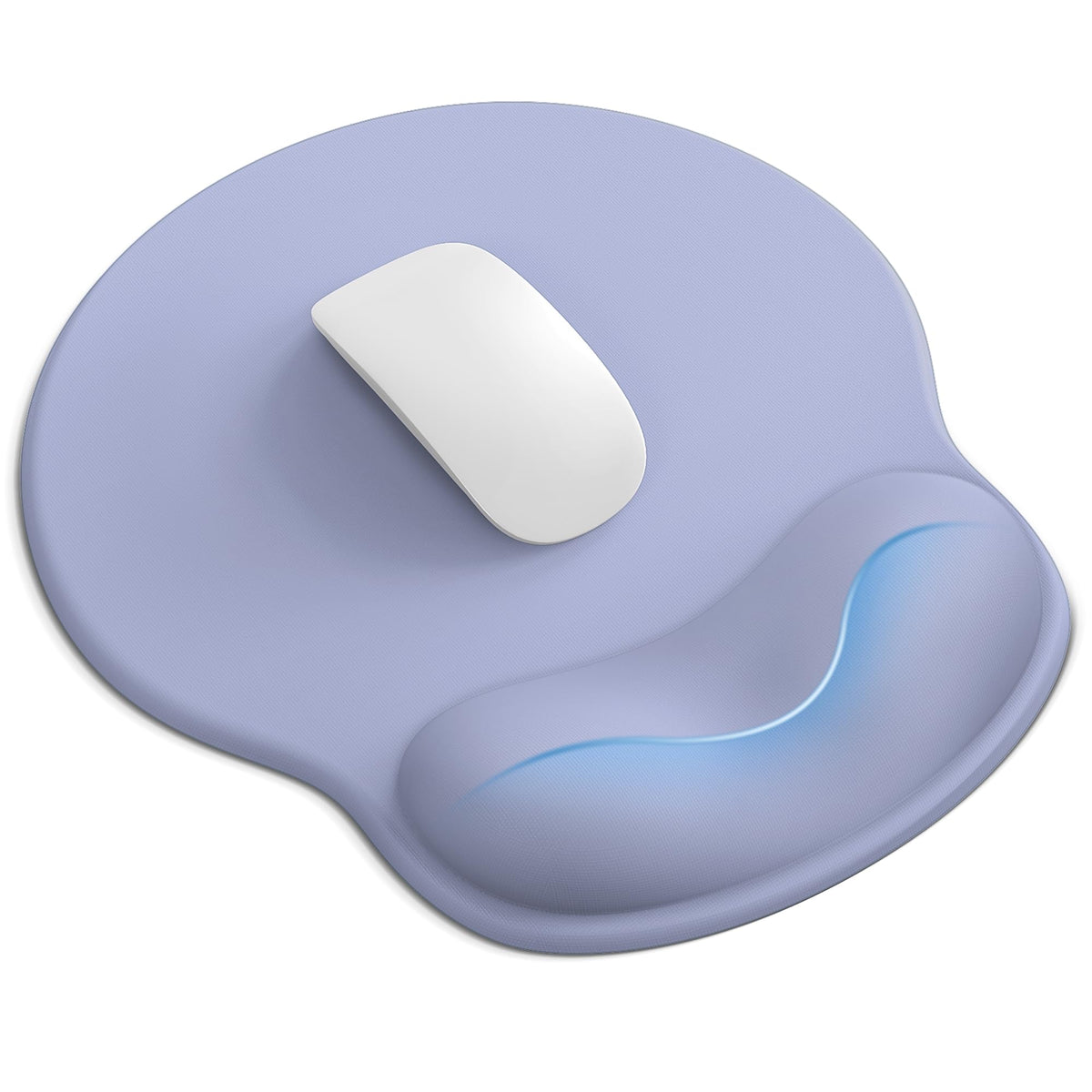 Mouse Pad with Wrist Rest for Desktop Large Ergonomic Mouse Mat(Light Pink)