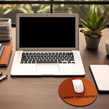 30 PCS White Mouse Pad for Heat Press Printing, Round Rubber Mouse Mat, Bulk Crafts Custom Photos Non Slip Bottom 20x20x0.2 cm