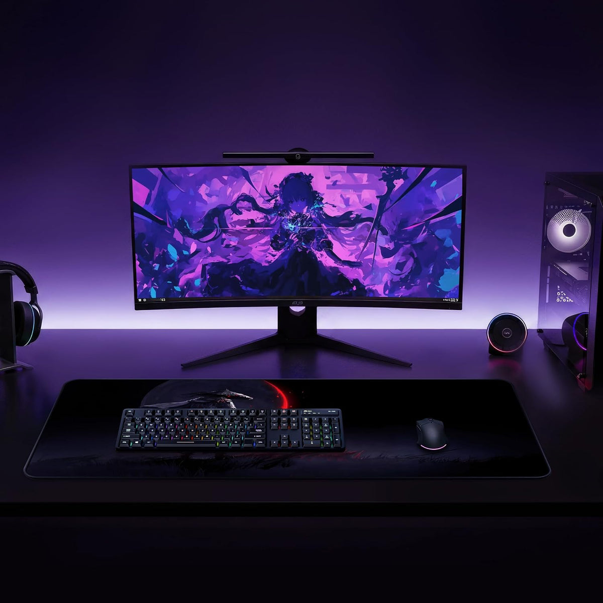 XXL Anime Gaming Mouse Pad 35.4 x 15.7 inch - Water-Resistant