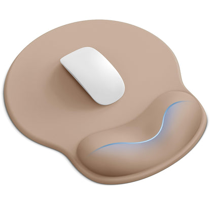 Mouse Pad with Wrist Rest for Desktop Large Ergonomic Mouse Mat(Light Pink)