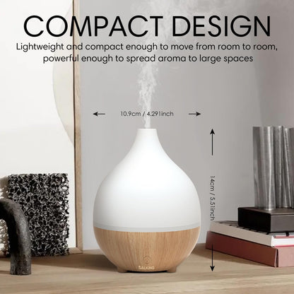 SALKING Essential Oil Diffuser 2 Pack, 100ml Aromatherapy Diffuser for Home