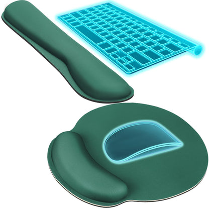 KTRIO Keyboard Wrist Rest & Mouse Pad with Wrist Rest, Black